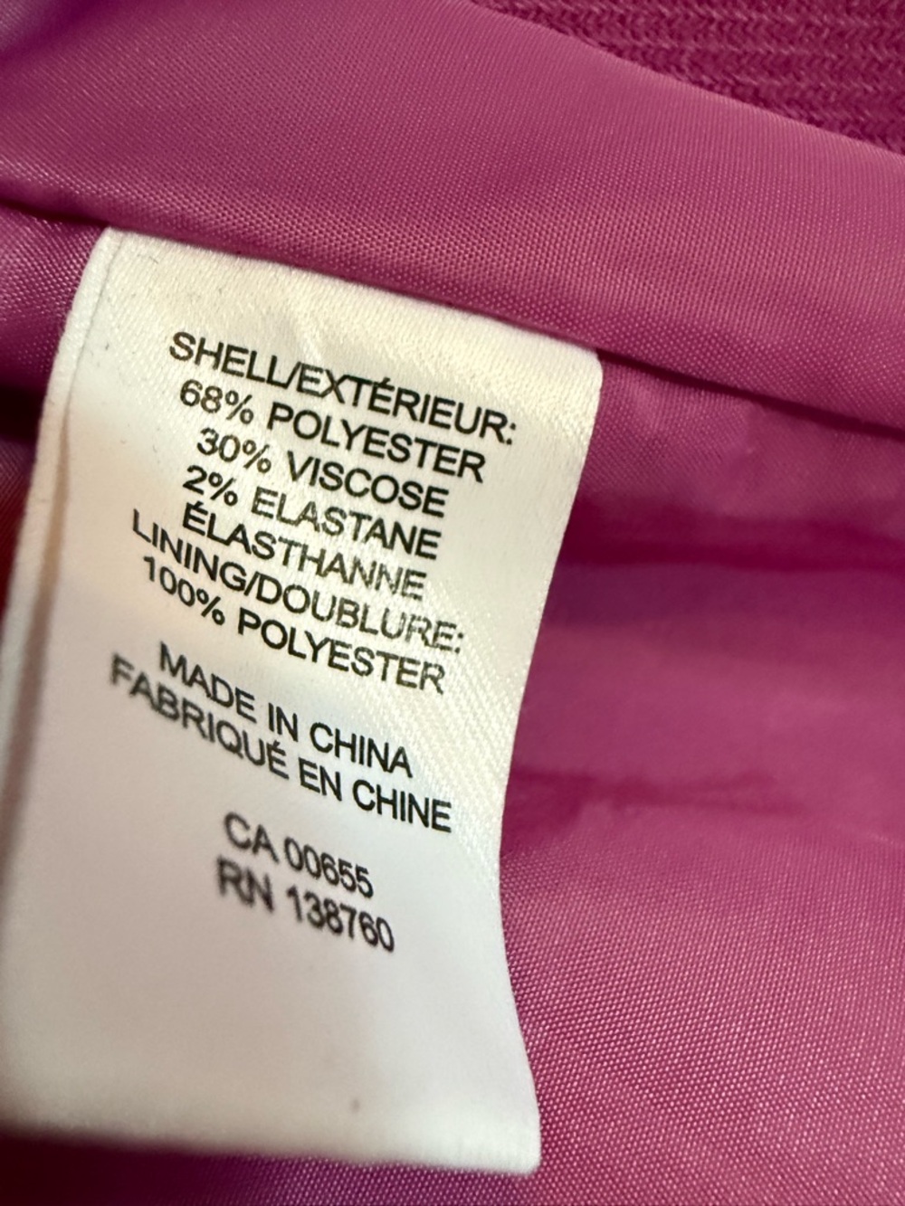 RW&CO. Pink Single-Button Spring Car Coat - Picture 8 of 12